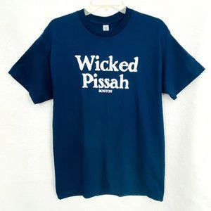 Boston Wicked Pissah Blue T-Shirt - NWT - Unisex